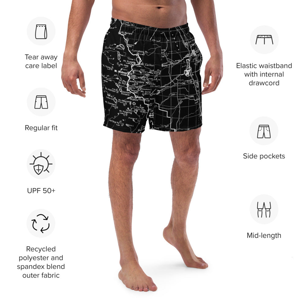 San Gabriel Map Men's Recyled Shorts