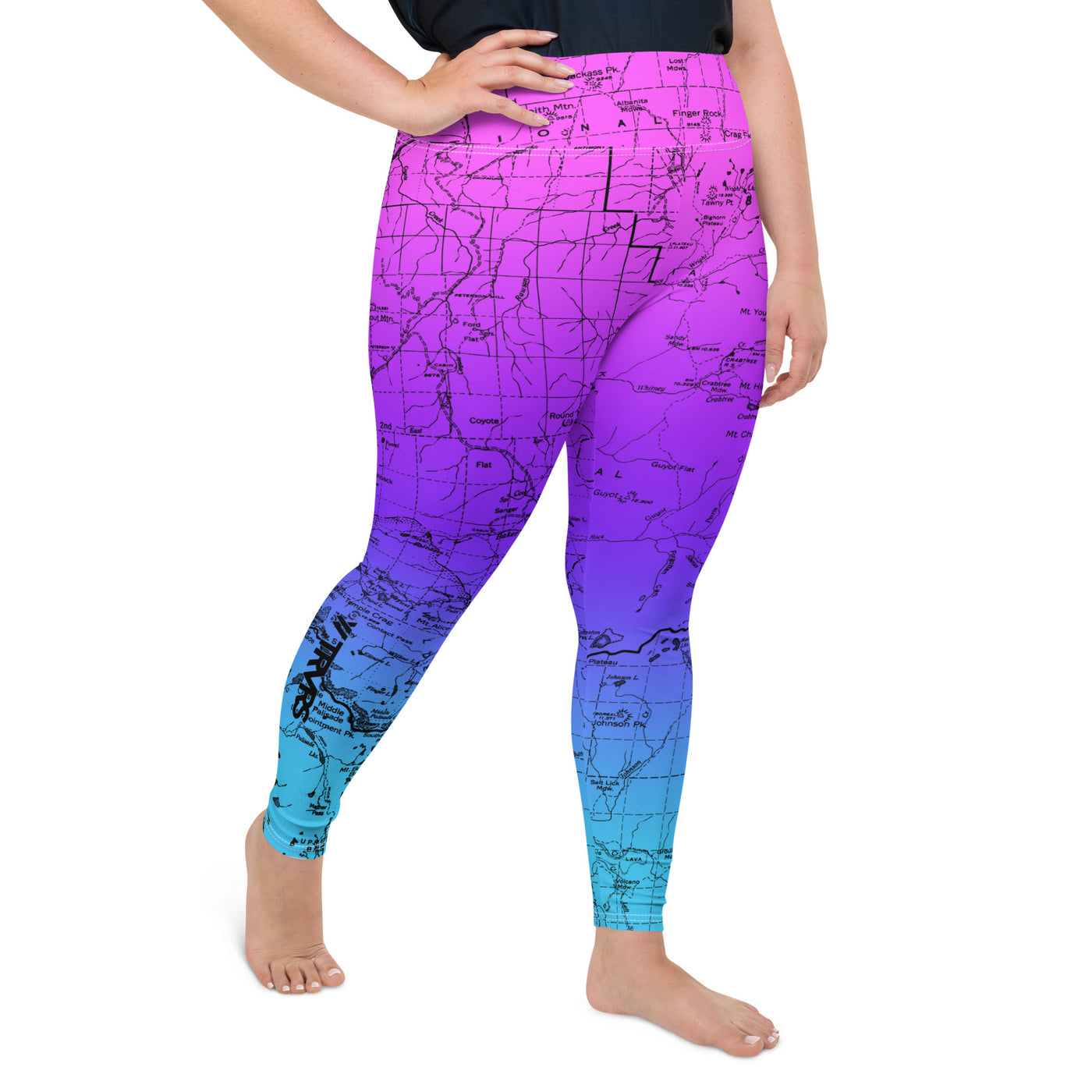 ROCK & ROMANCE - COTTON CANDY - HIGH RISE LEGGINGS — FOR THE LOVE